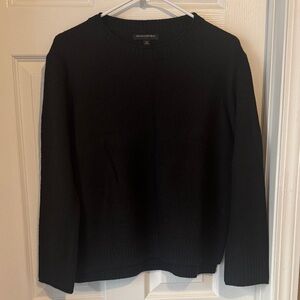 Banana Republic Classic Black Crew Neck Sweater